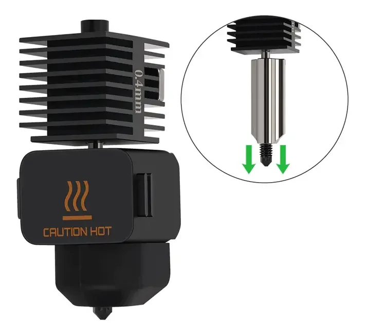 0.4 A1 Hotend Bambu Lab alta velocidad Acero Inoxidable pico Upgrade generico 32791 C3
