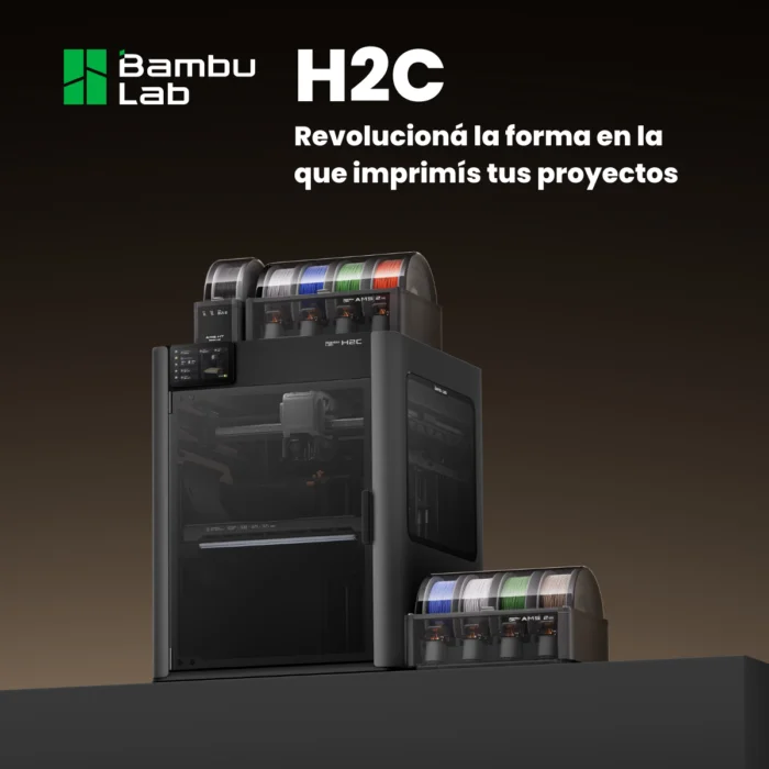 H2C Combo AMS Bambu Lab 330x320×325mm Impresora 3D FDM