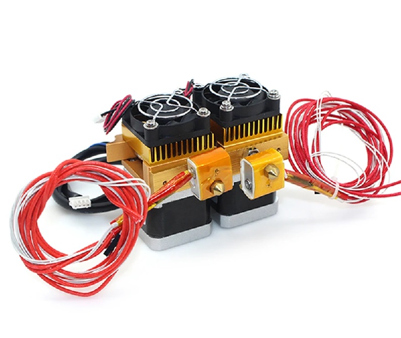 30556-Extrusor Doble Mk8 completo con hotend