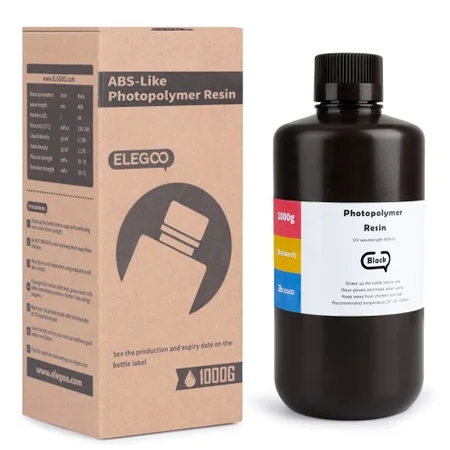 NEGRO ABS RESINA ELEGOO 1kg 50.103.0115