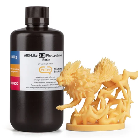 AMARILLO ABS V3.0 RESINA ELEGOO 1KG 50.103.0164