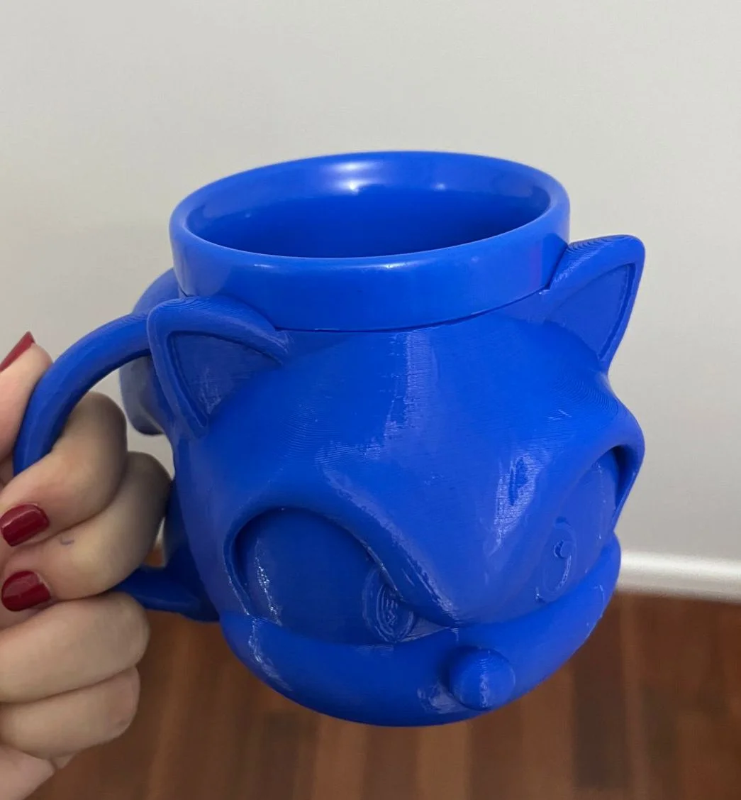 FUCSIA ALTA TAZA interior de taza para impresión 3d con borde polimero AT