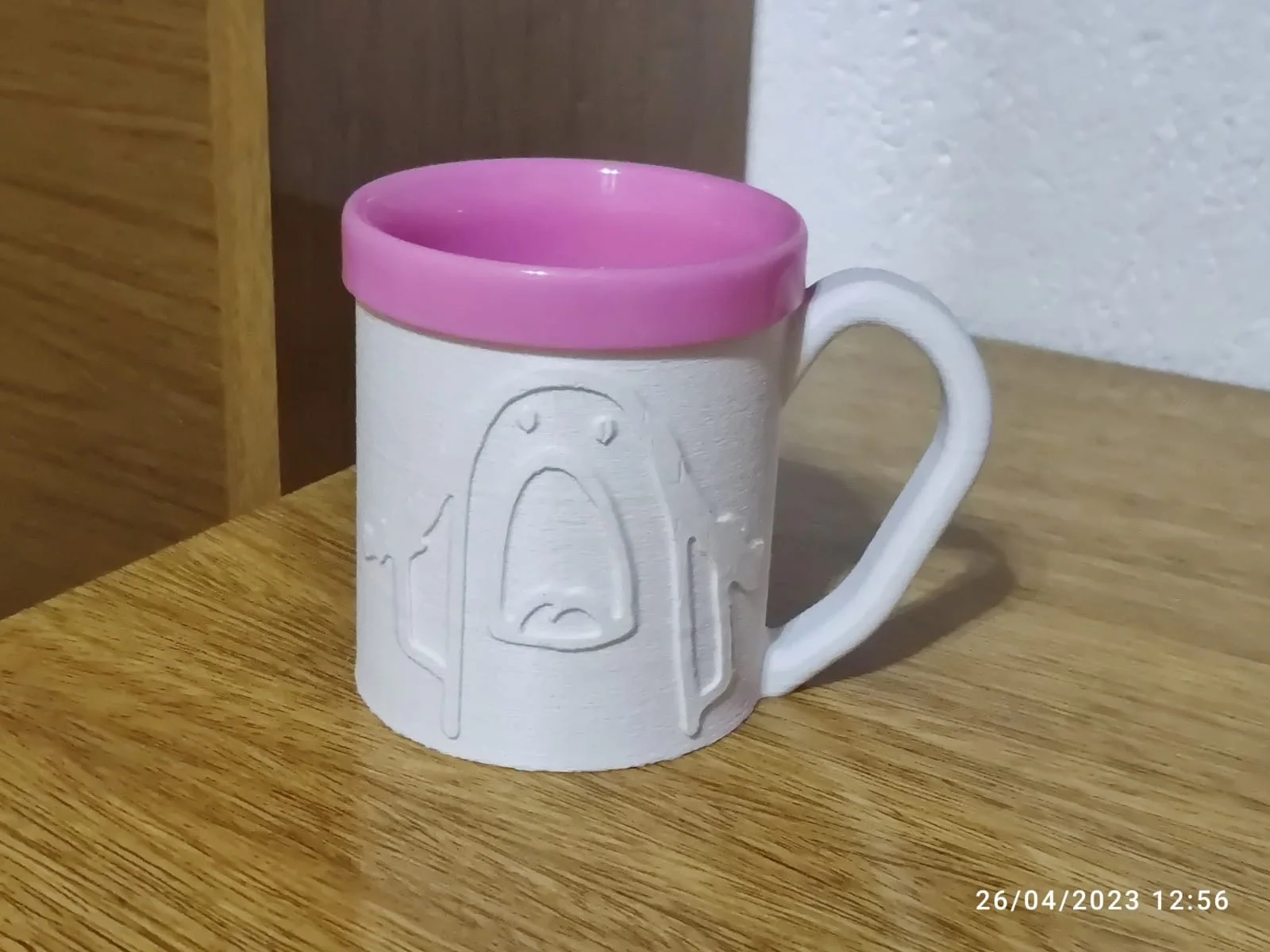 FUCSIA ALTA TAZA interior de taza para impresión 3d con borde polimero AT