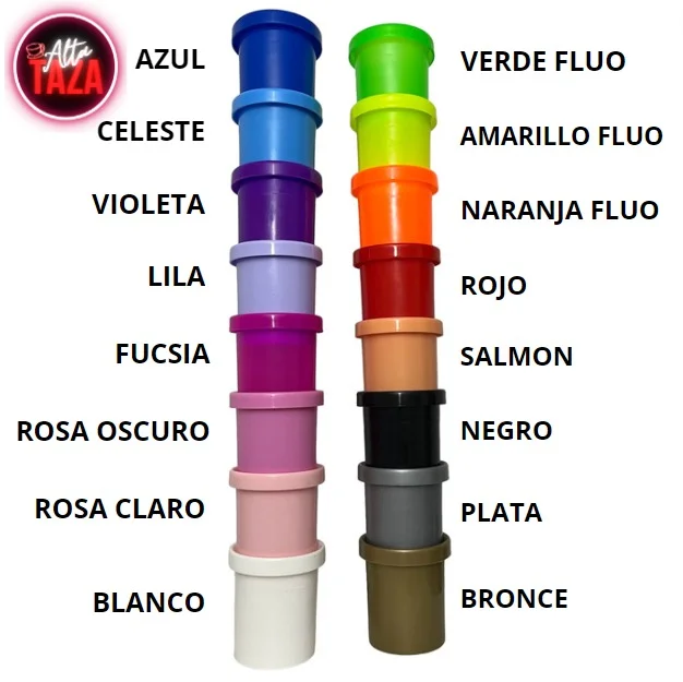 CELESTE ALTA TAZA interior de taza para impresión 3d con borde polimero AT