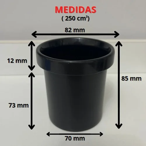 FUCSIA ALTA TAZA interior de taza para impresión 3d con borde polimero AT