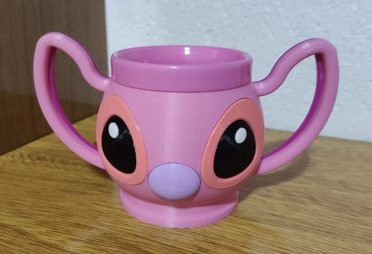 FUCSIA ALTA TAZA interior de taza para impresión 3d con borde polimero AT