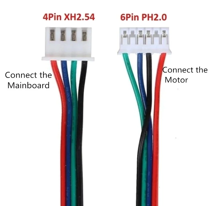Cable Motor Nema 6pin PH2.0-4pin XH2.54-50cm C15