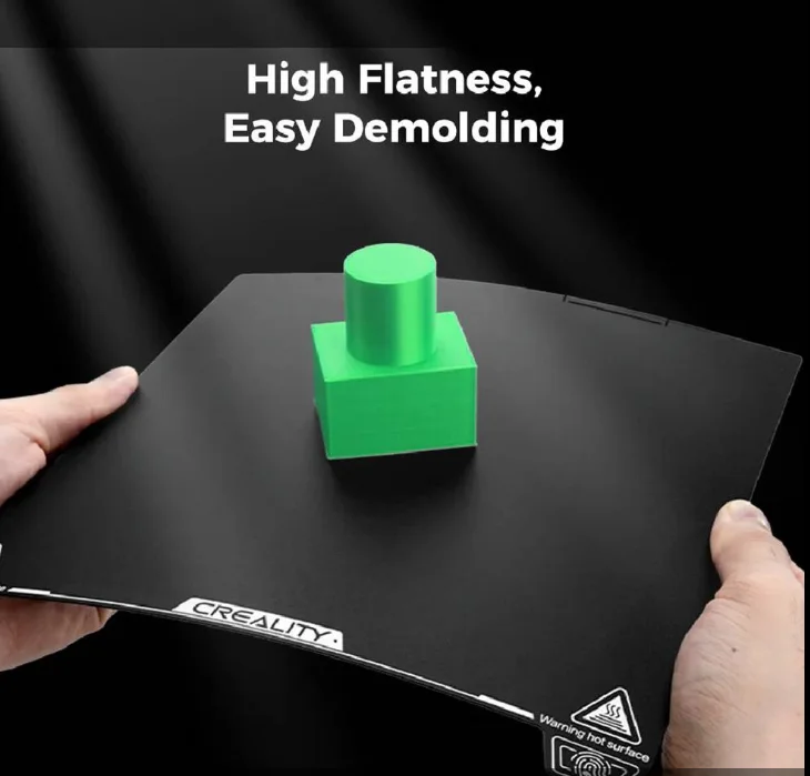 CAMA K2 PLUS Flex impresión de acero con resorte magnético epoxi Original (3DPrinter-MesaImpresionK2Plus370x370mm) 33659