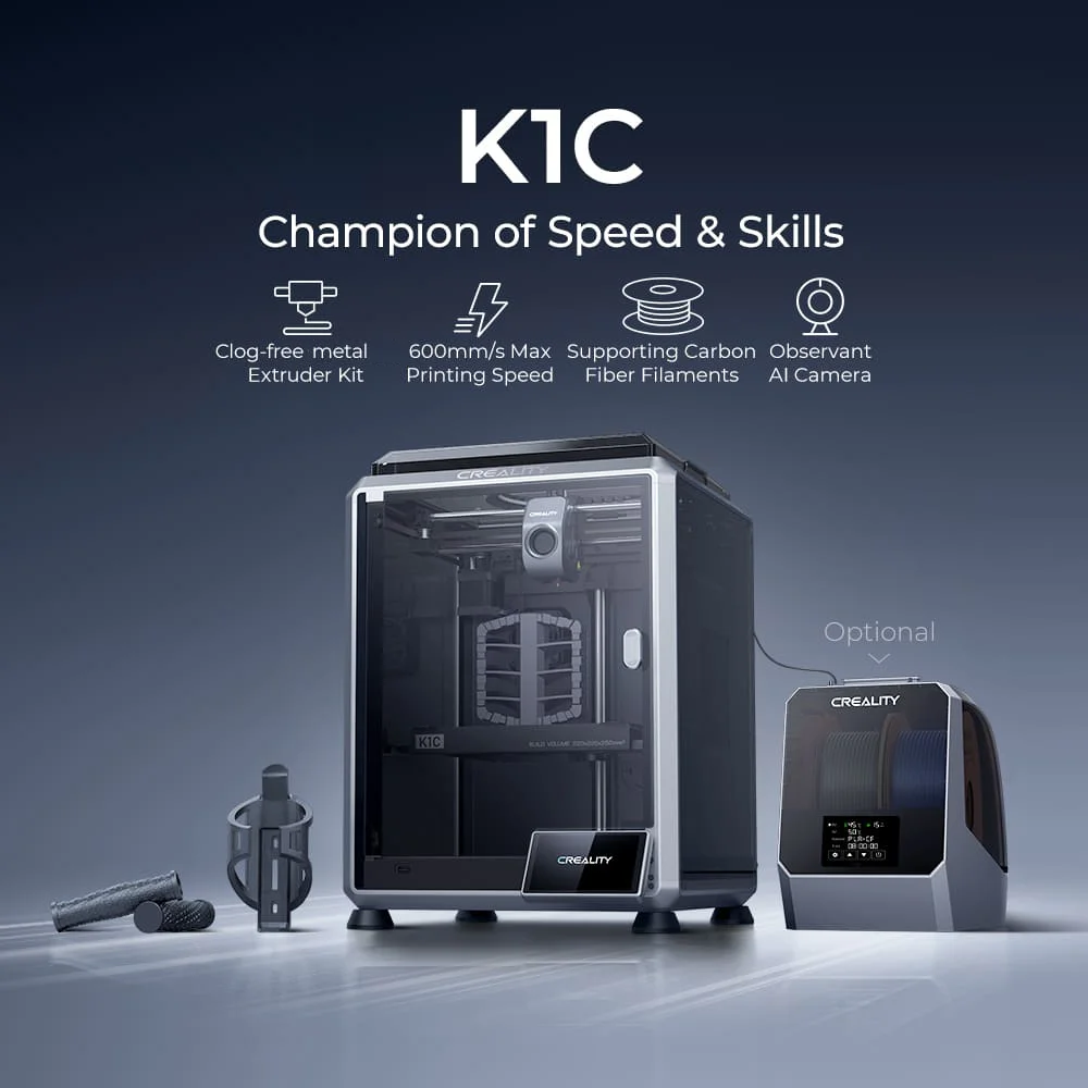 k1C Igula a nueva 220X220X250 Impresora 3D FDM Creality 30 dias de garantia se retira por suc moron