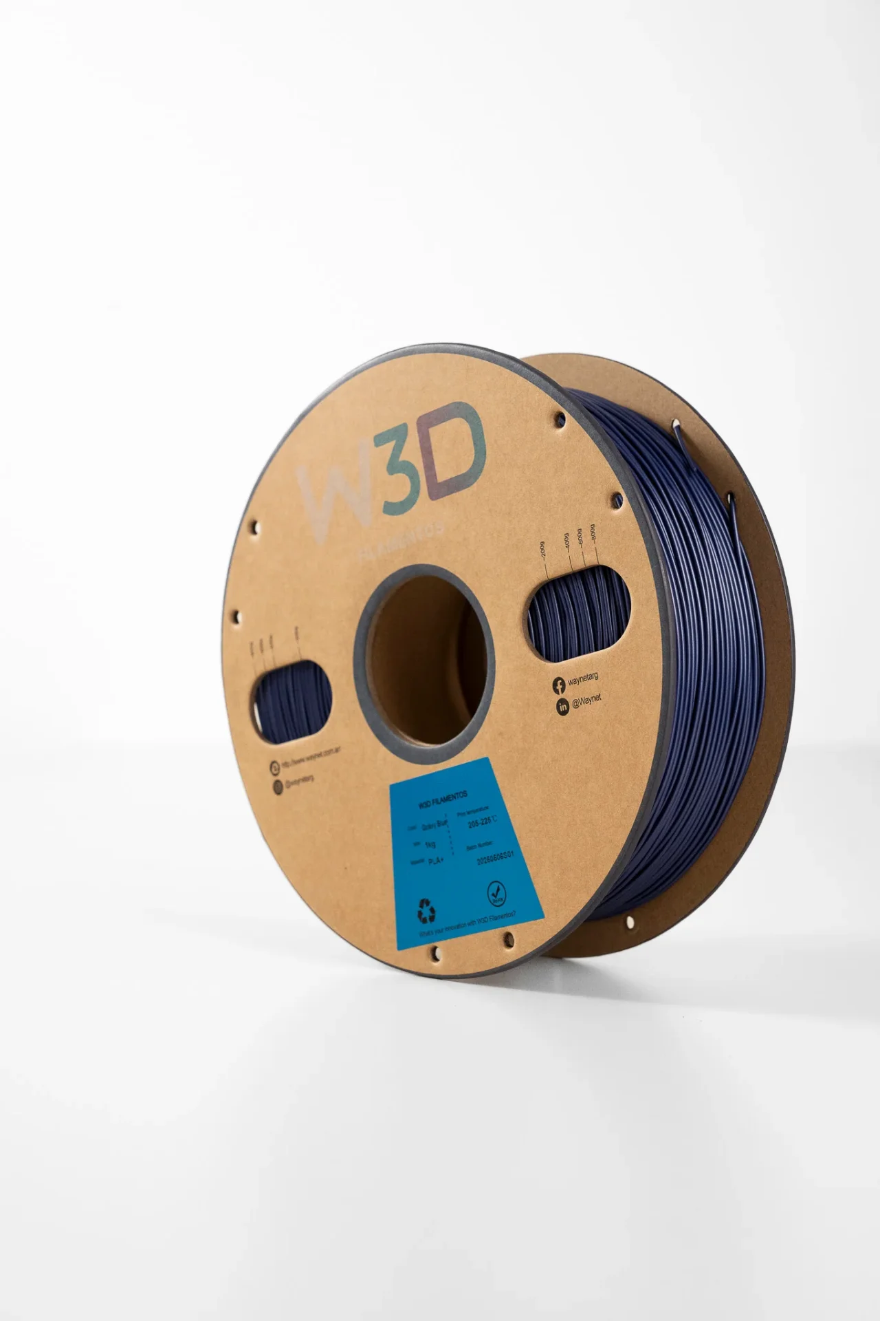VIOLETA (Violet) PLA W3D FILAMENTO 3D 1.75MM 1KG 0101009