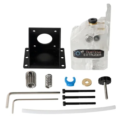 Extrusor TRANSPARENTE BMG Dual Drive DERECHO impresora 3D cod 31666 C23