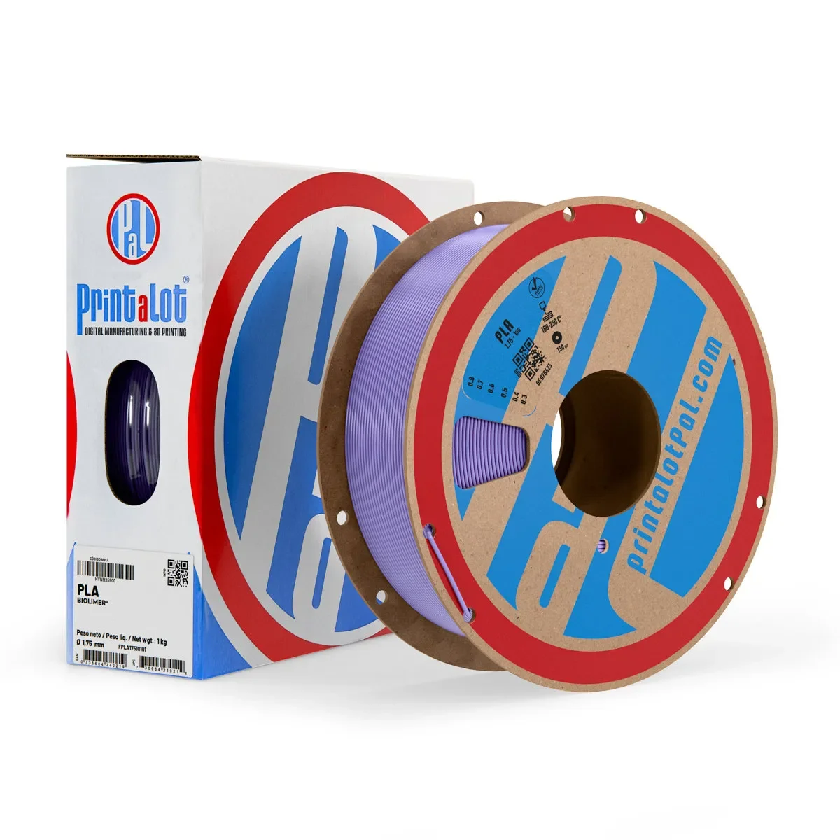 LILA PLA PrintaLot x1KG Filamento 3D DIAMETRO 1,75mm