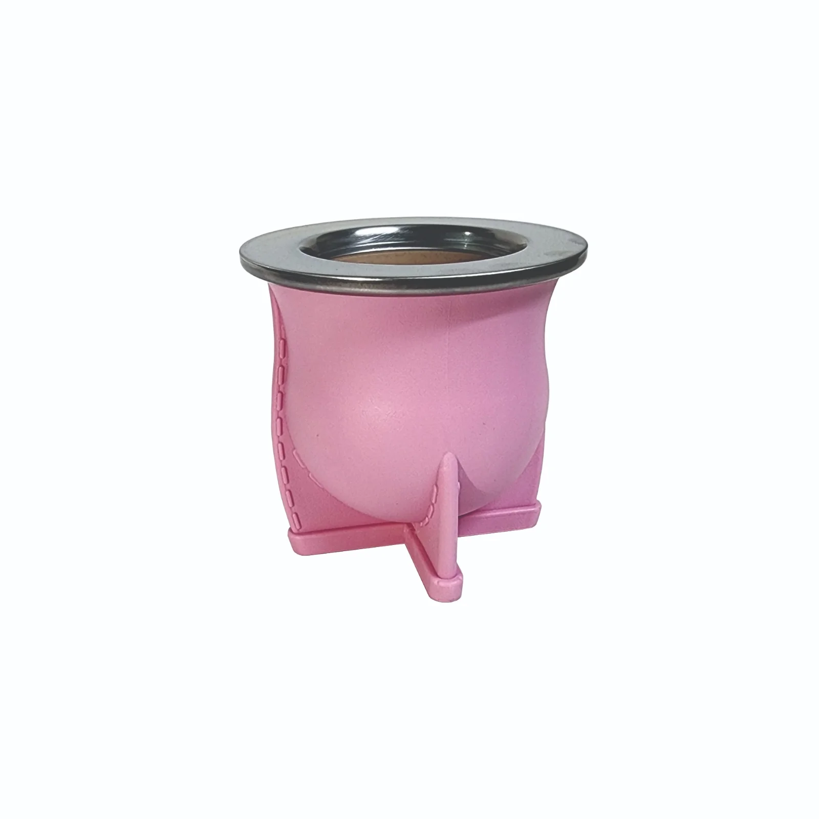 Rosa MATE LASERABLE con bombilla acero inoxidable