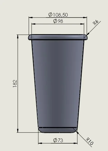 MOD3 1L VASO ALUMINIO
