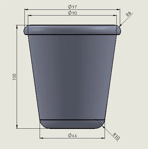 MOD3 500ML VASO ALUMINIO