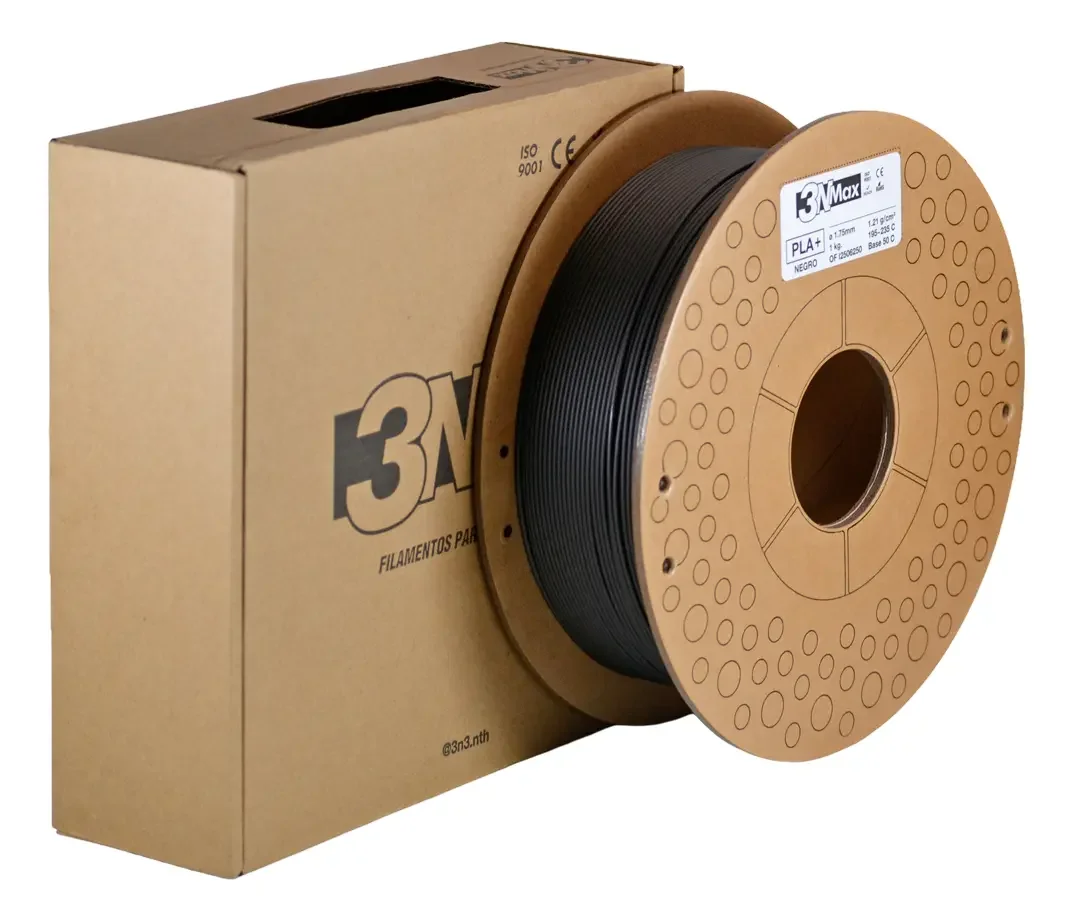 NEGRO CE 3NMAX CARBOARD EDITION FILAMENTO 3D 1.75MM 1KG