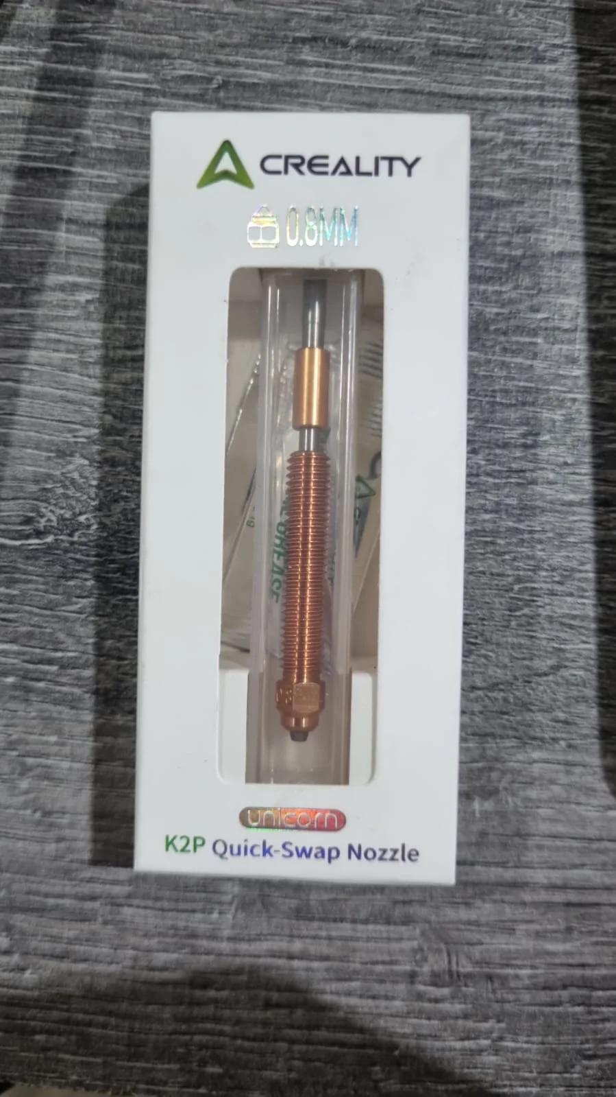 PICO 0.8 Creality K2/Creality HI - Nozzle Unicorn Creality Original 4008030091 C8