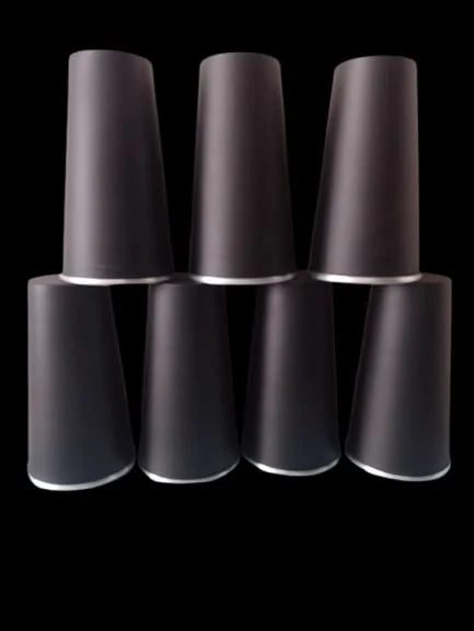 MOOD1 Negro 1L VASO ALUMINIO LASERABLE FERNETERO LISO Cant1 18x10x7cm (LAS MEDIDAS VARIAN)