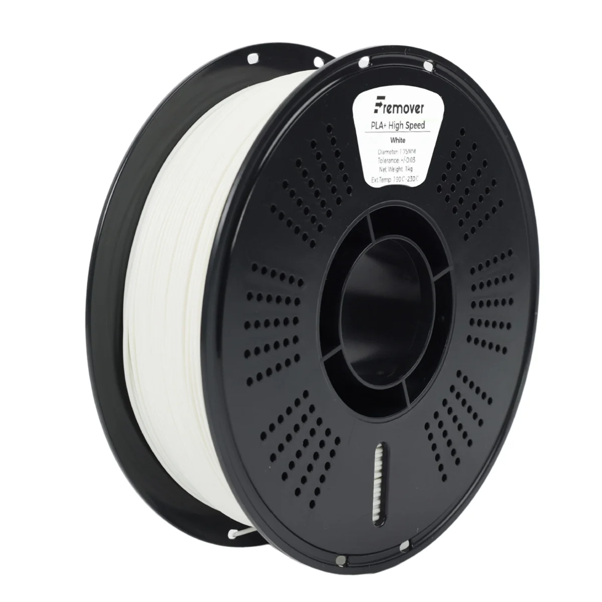 BLANCO Filamento PLA High Speed x1kg FREMOVER New