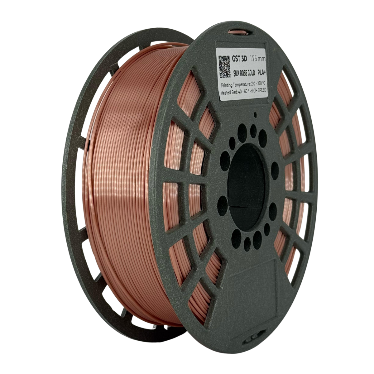 SILK BICOLOR ORO ROSADO ROSE GOLD GST CON CAJA PLA SILK Filamento 3D 1.75 1KG