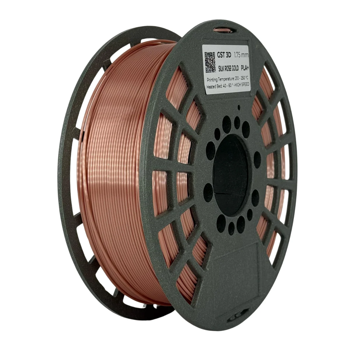 SILK BICOLOR ORO ROSADO ROSE GOLD GST CON CAJA PLA SILK Filamento 3D 1.75 1KG