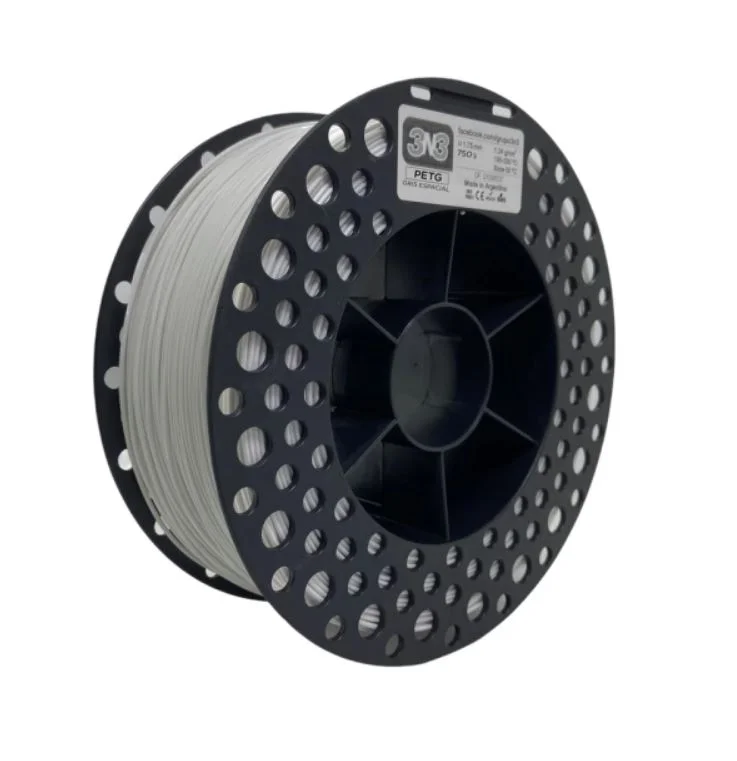 GRIS ESPACIAL PETG 3N3 FILAMENTO 3D 1.75MM 1kg M88IGE175C7