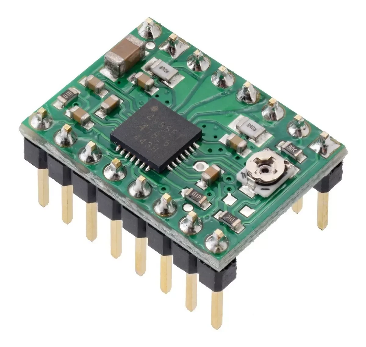 DRIVER MOTOR PASO A PASO GENERICO A4988 CON DISIPADOR MLA-912188468