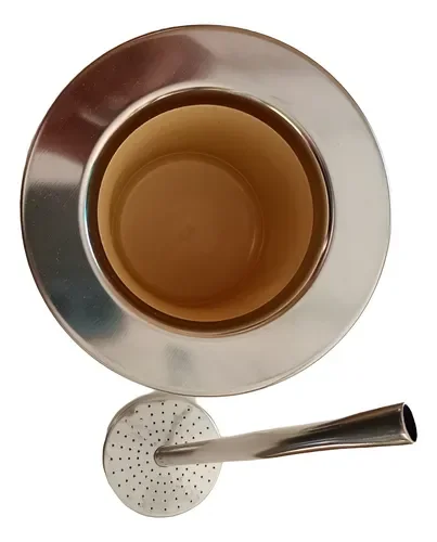 BLANCO TIZA MATE LASERABLE con bombilla acero inoxidable