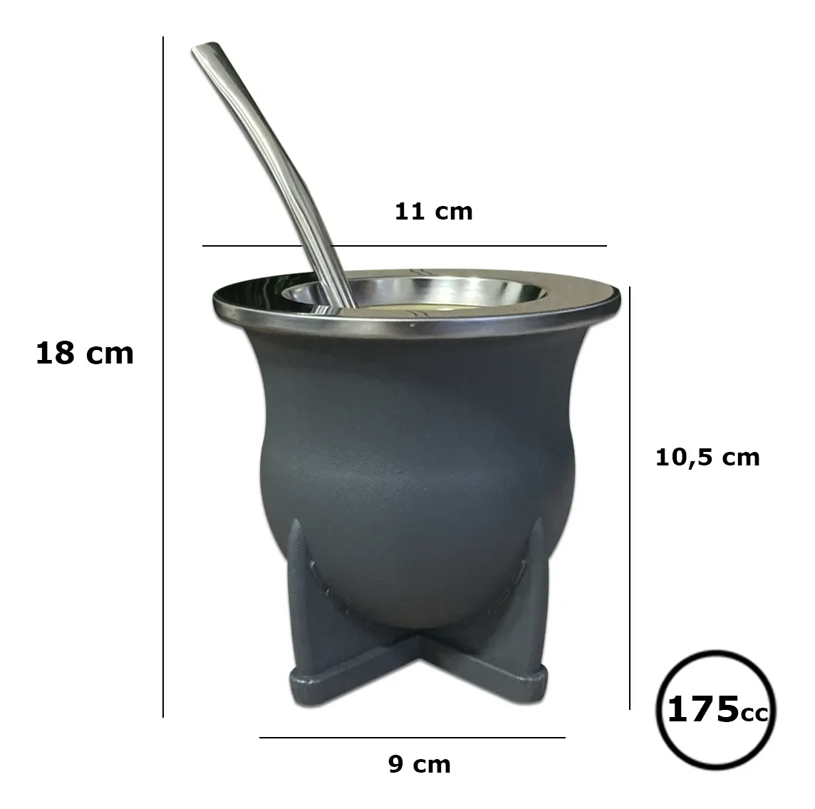 BORDO Mate LASERABLE sin bombilla