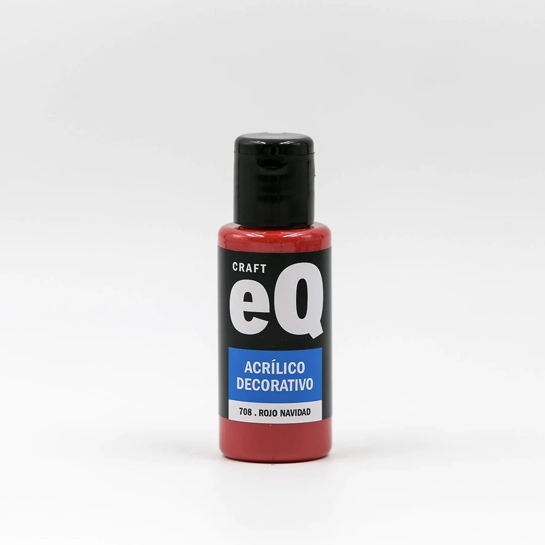Rojo Navidad (708)  Acrilico Decorativo x 50cc EQ