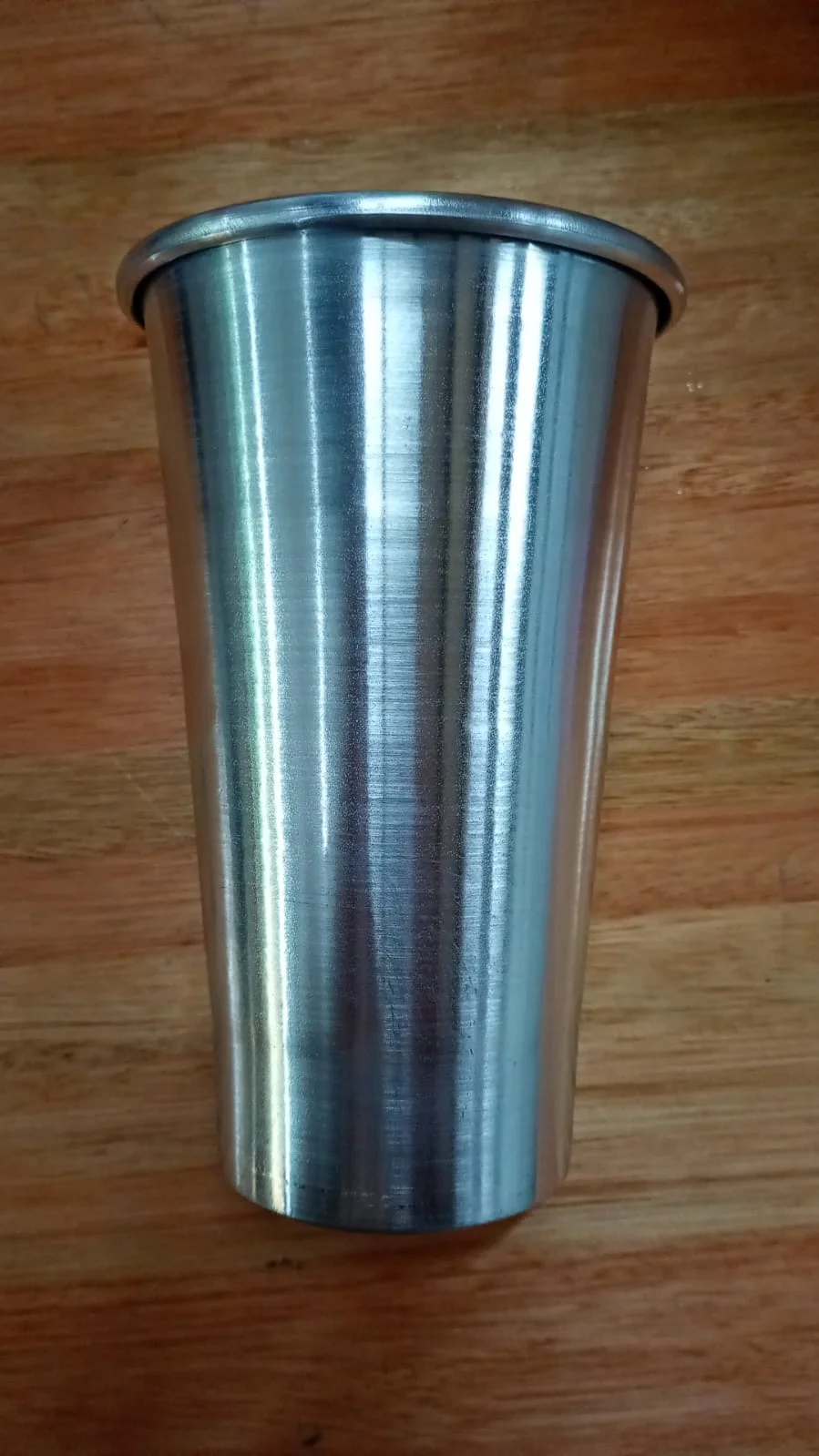 MOD2 580ML VASO ALUMINIO SIN STL (SOLO VASO DE ALUMINIO SIN PIEZAS IMPRESAS,LAS MEDIDAS PUEDEN VARIAR | 80mm diametro arriba (medido debajo del labio) - 60mm diametro abajo - 150mm de alto))