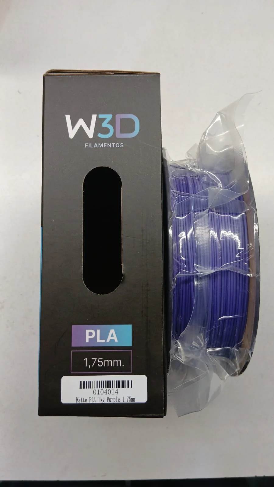 MATTE PURPURA (PURPLE) PLA W3D FILAMENTO 3D 1.75MM 1KG