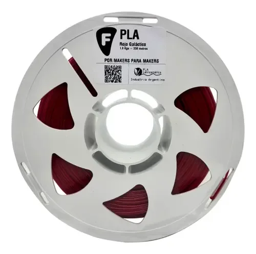 Rojo galactico PLA FilAr ESTANDAR Filamento 1.75 1KG