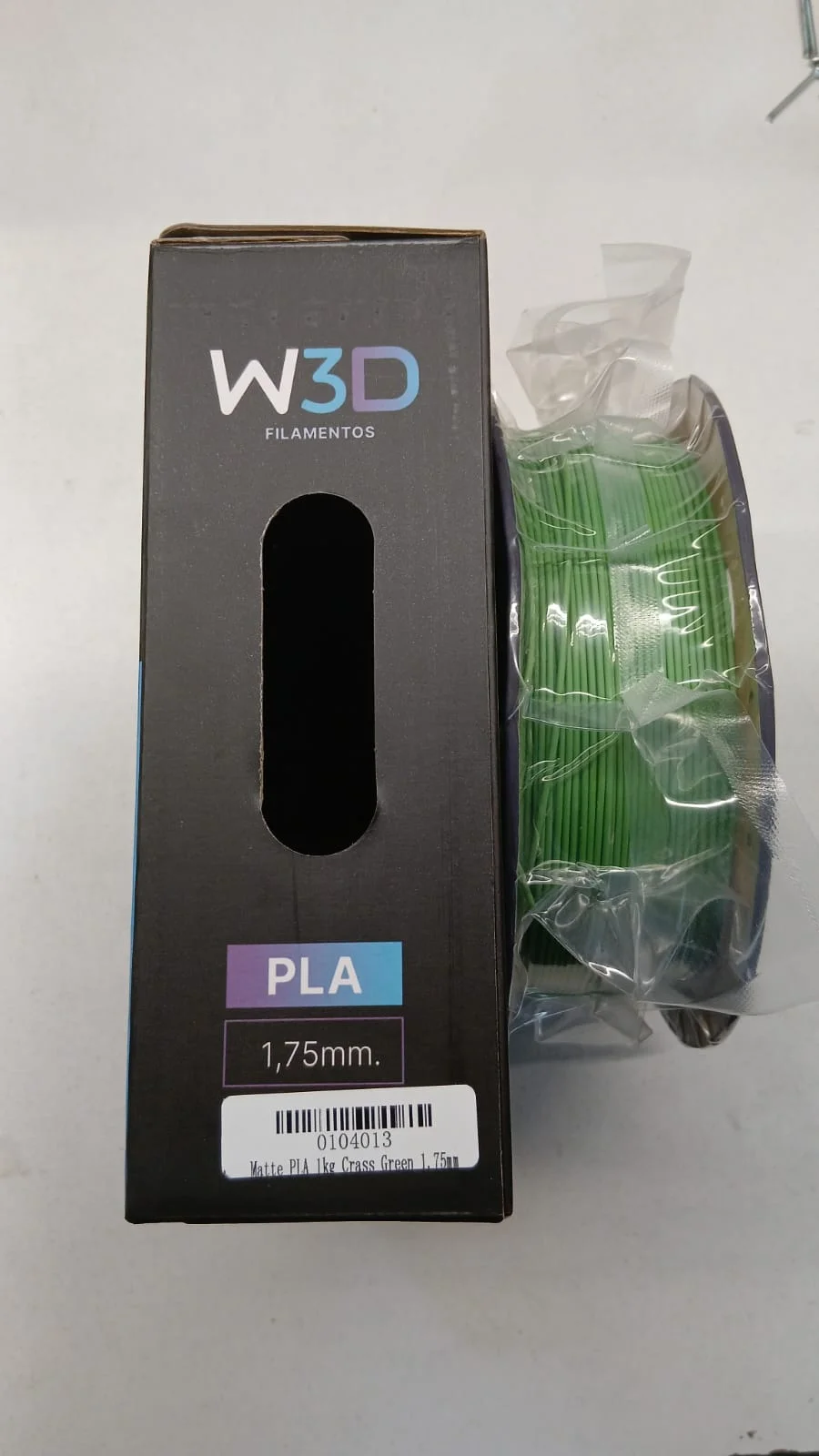 MATTE VERDE PASTO (GRASS GREEN) PLA W3D FILAMENTO 3D 1.75MM 1KG
