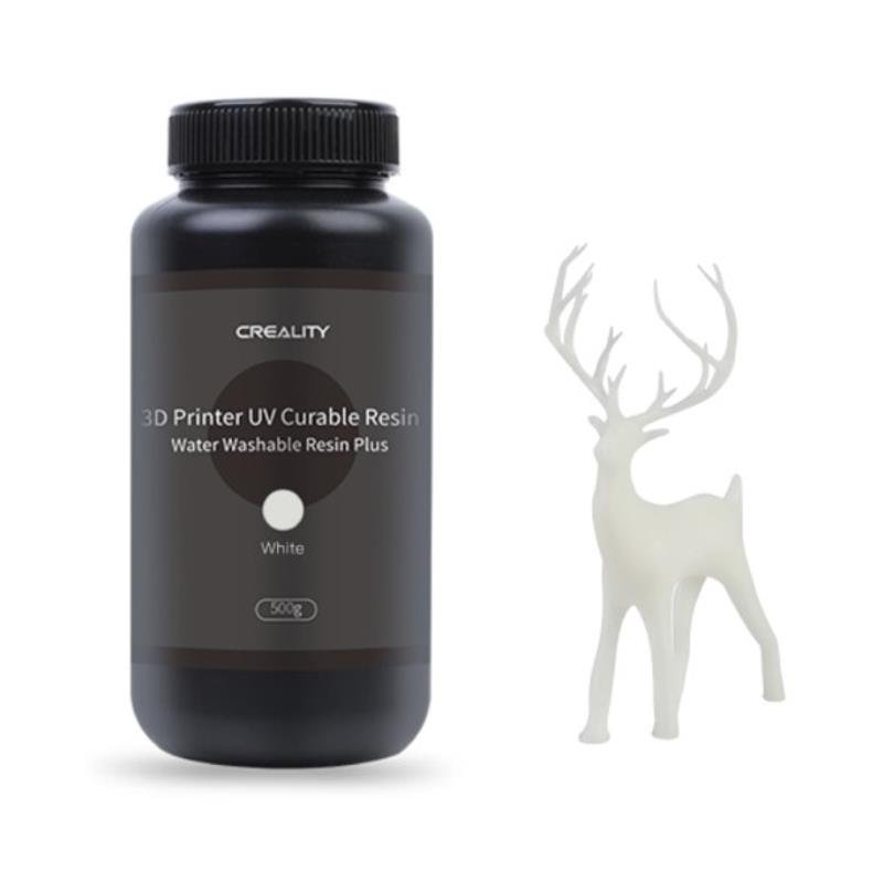 BLANCO Lavable al Agua PLUS Resina Creality botella plastica 1kg 3302010051