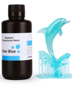 AZUL TRANSPARENTE RESINA ELEGOO ESTANDAR 1 KG. 50.103.0016