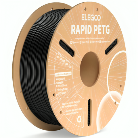 GRIS OSCURO PETG RAPIDA ELEGOO FILAMENTO -1.75mm-1KG 50.203.0312
