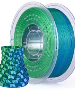 AZUL VERDE SILK PLA Elegoo Filamento -1.75mm-1KG 50.203.0467