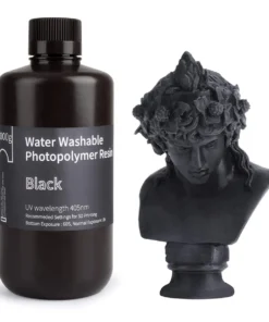 NEGRO LAVABLE AL AGUA RESINA ELEGOO 1kg 50.103.0006