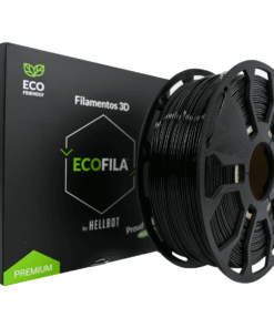 NEGRO CON CARRETEL PLA HELLBOT Filamento 3D 1,75mm x 1KG 3588