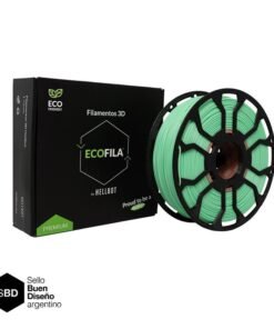 Kiwi Pastel CON CARRETEL Filamento Hellbot ECOFILA 1Kg PLA 1,75mm 3624