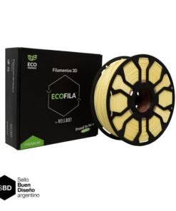 Vainilla Pastel CON CARRETEL Filamento Hellbot ECOFILA 1Kg PLA 1,75mm 3645