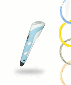 Lápiz 3d LCD color celeste + Base + Cable USB + Filamentos PLA 3D 3DPEN-2 (SIN GARANTIA)