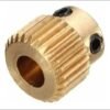 30815-Hobbed Bolt diametro interno 5mm - de bronce 26 dientes