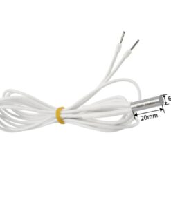 32239-Cartucho de 6x20mm - 24v 60w Siliconado cable 1mt