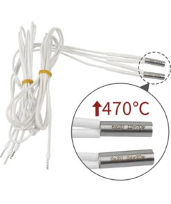 32241-Cartucho de 6x20mm - 24v 70w Siliconado Cable 1mts