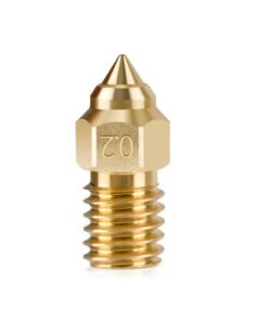 Pico 0.4mm Ender 7 - 3 V3 SE Nozzle Bronce ALTO FLUJO Largo 17mm 32427