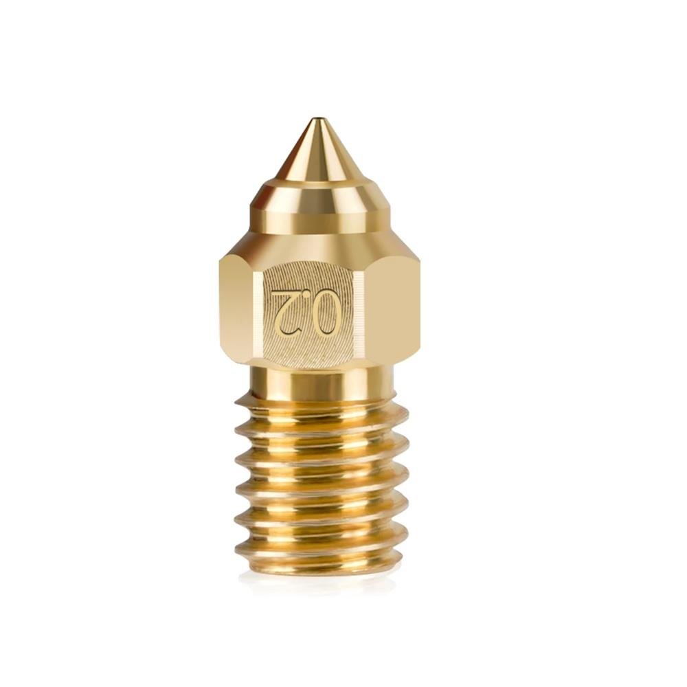 Pico 0.4mm Ender 7 - 3 V3 SE Nozzle Bronce ALTO FLUJO Largo 17mm 32427