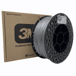 GRIS PLOMO PLA 3N3 FILAMENTO 3D 1.75MM 1KG