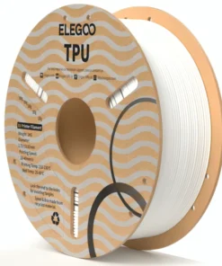 FLEXIBLE BLANCO plastic trays TPU Elegoo Filamento Diámetro 1,75mm 1kg 50.203.0238